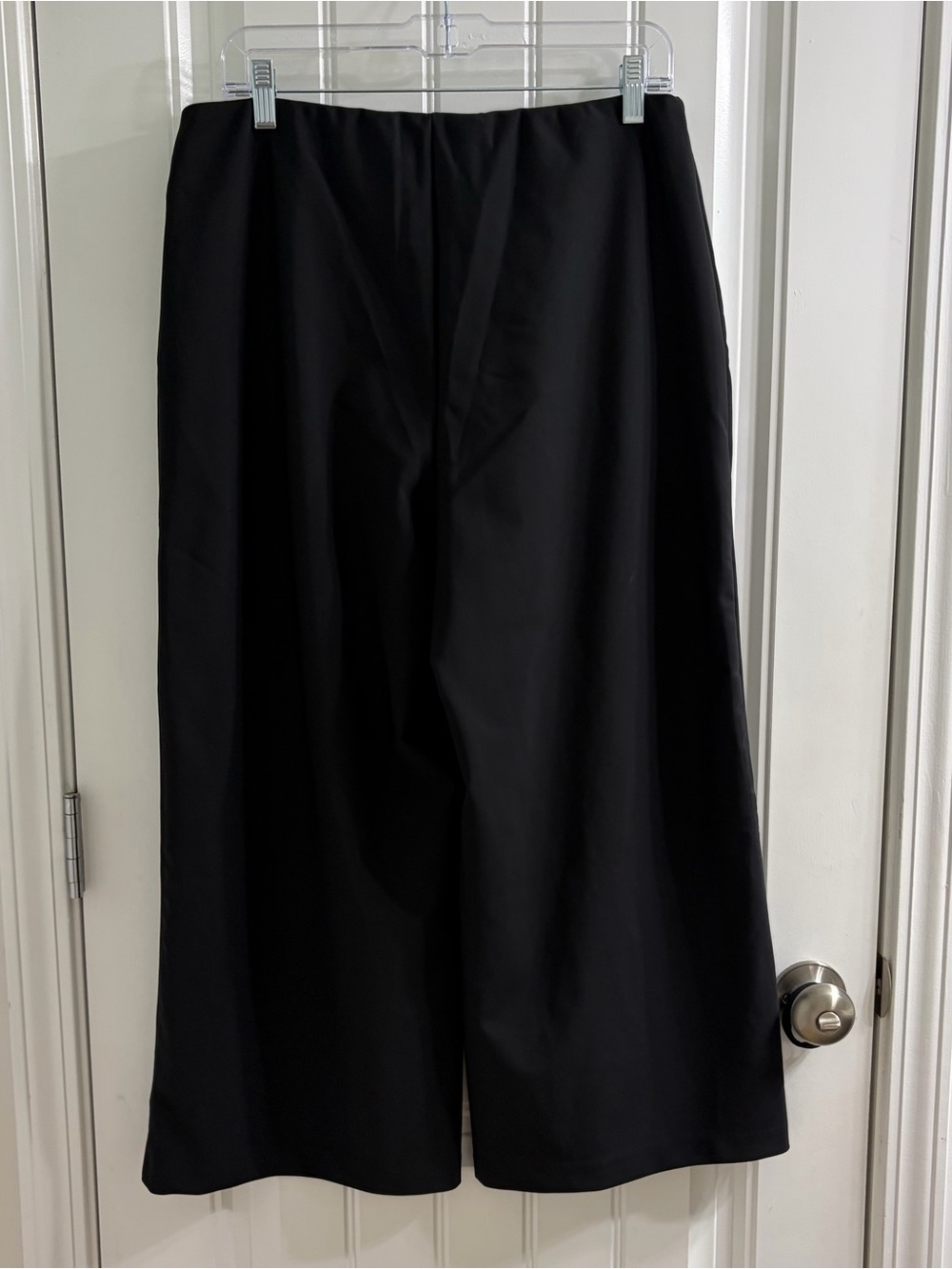 Mack + Liam Black Women's Wide Leg Pull On Cropped Culottes Pants 12 - Picture 5 of 8